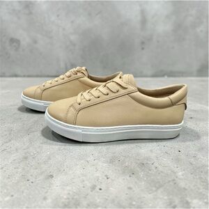 Urban Sport Slides “Lucinda” Sneakers – Size 6 Wide – Sand Beige